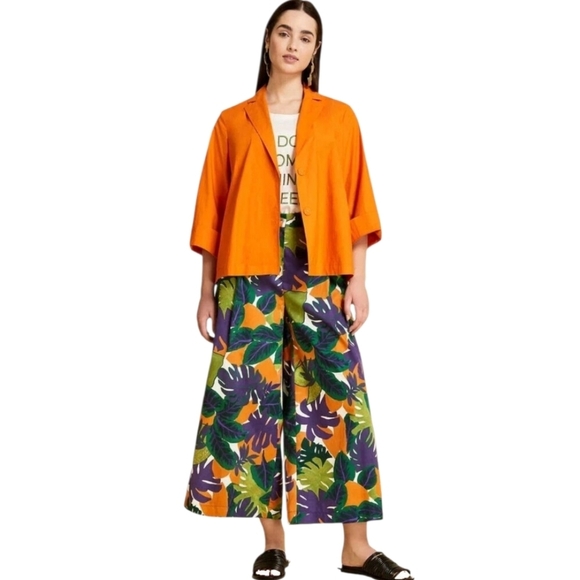 Voyage by Marina Rinaldi Purple Open Front Jacket Blazer Plus Size US 20 $455.00 - Picture 8 of 8